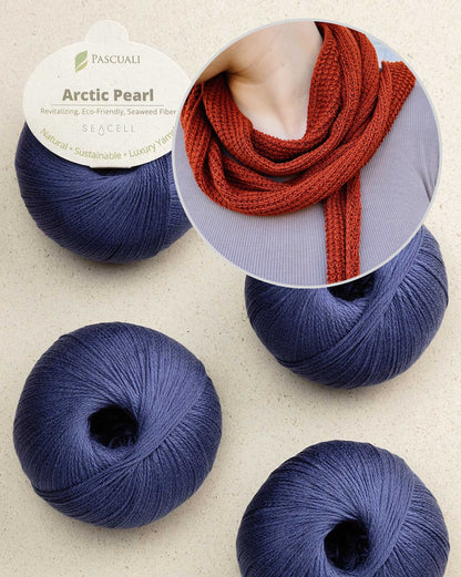 Pearl Summer Scarf | zartes Sommertuch aus Arctic Pearl von Pascuali