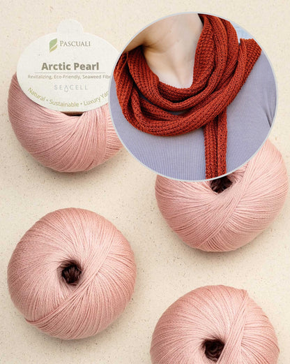 Pearl Summer Scarf | zartes Sommertuch aus Arctic Pearl von Pascuali