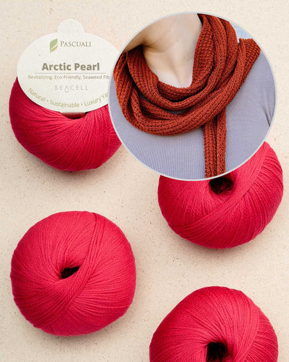 Pearl Summer Scarf | zartes Sommertuch aus Arctic Pearl von Pascuali