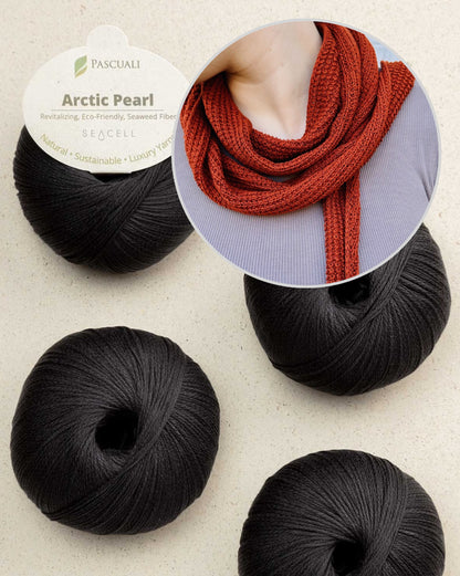 Pearl Summer Scarf | zartes Sommertuch aus Arctic Pearl von Pascuali