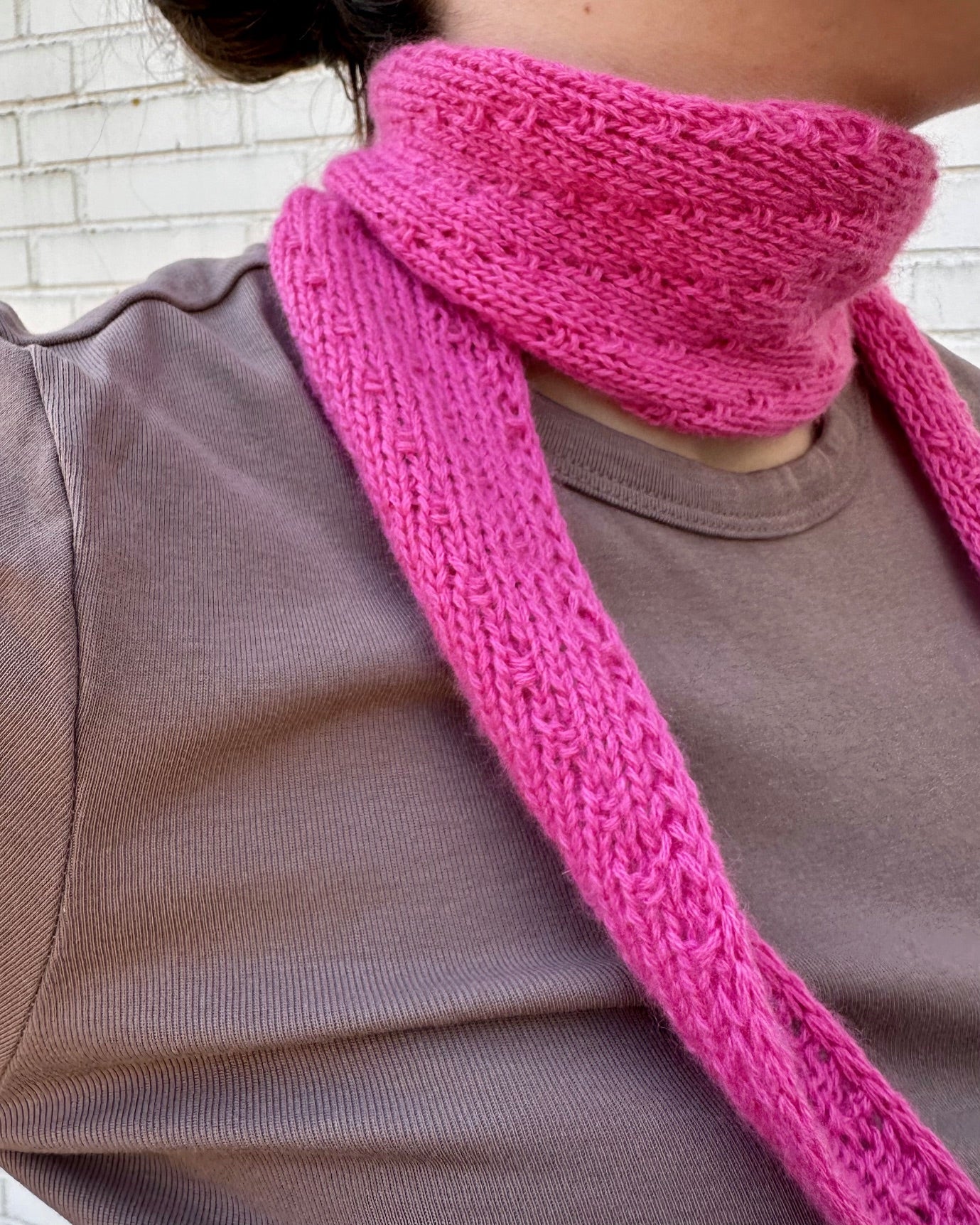 Rabea von gute-garne Pebble Scarf mit Cashmere von Sandnes Garn 6