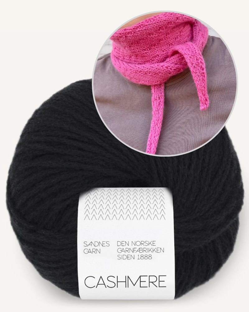 Rabea von gute-garne Pebble Scarf mit Cashmere von Sandnes Garn 18