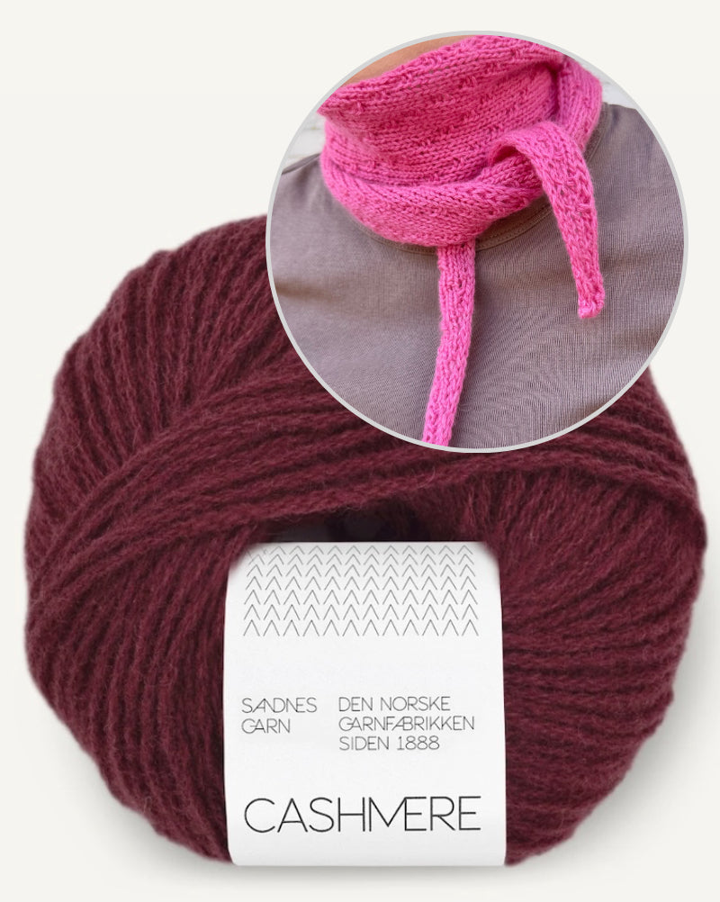 Rabea von gute-garne Pebble Scarf mit Cashmere von Sandnes Garn 16