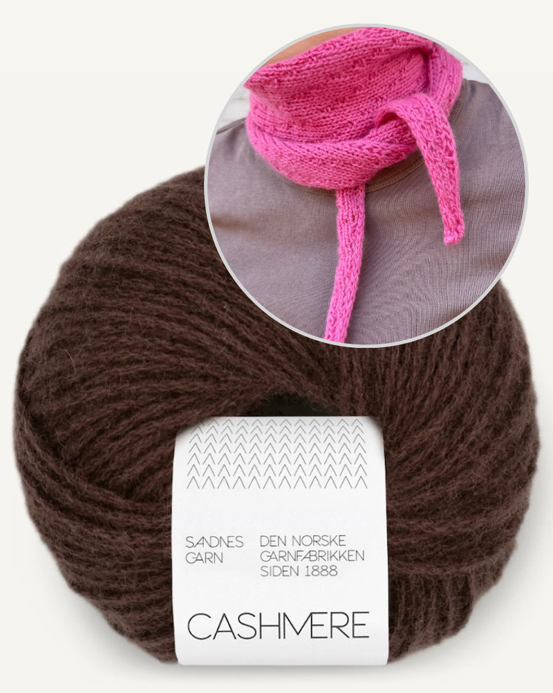 Rabea von gute-garne Pebble Scarf mit Cashmere von Sandnes Garn 21