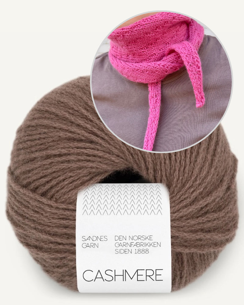 Rabea von gute-garne Pebble Scarf mit Cashmere von Sandnes Garn 15