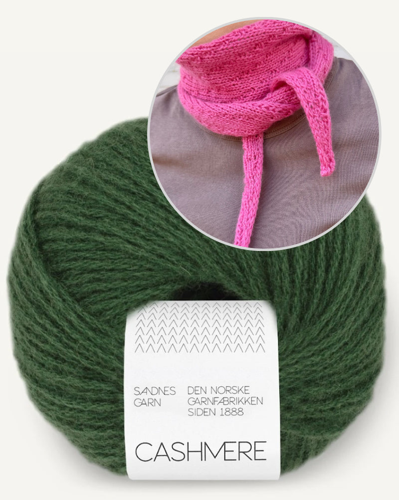 Rabea von gute-garne Pebble Scarf mit Cashmere von Sandnes Garn 24