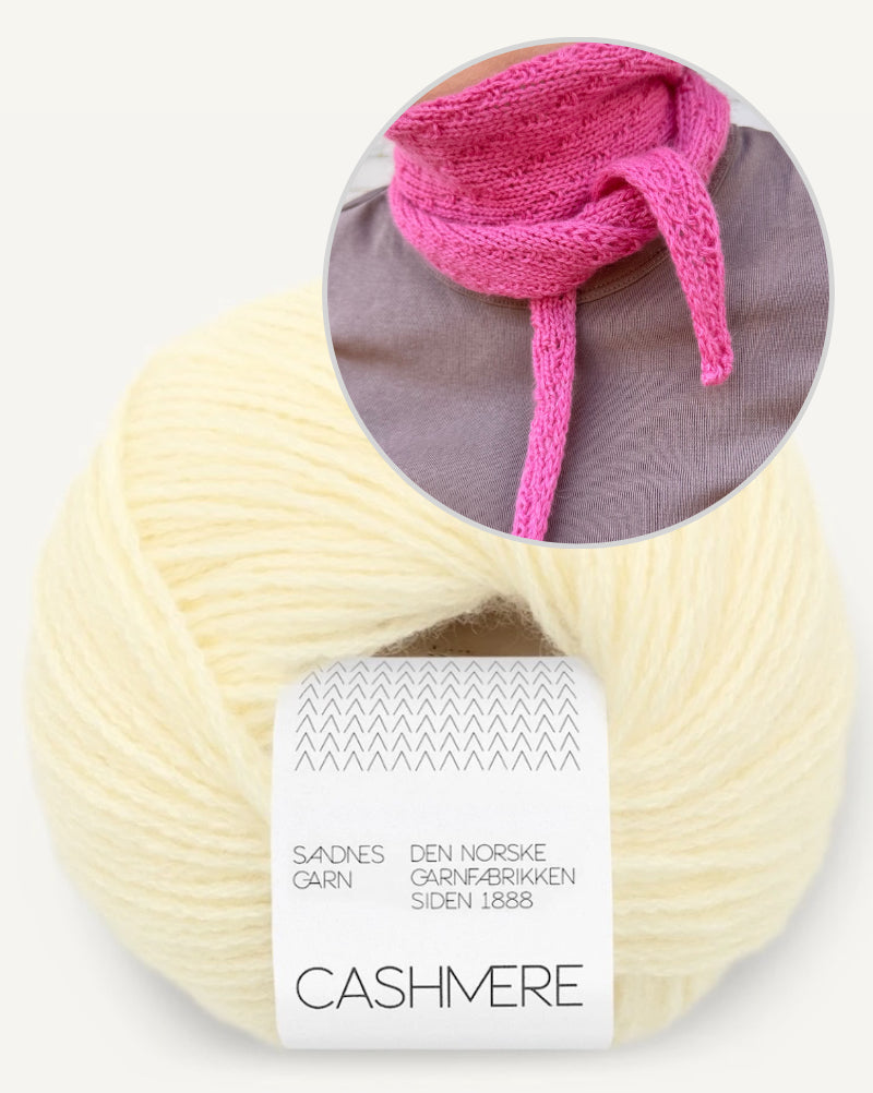 Rabea von gute-garne Pebble Scarf mit Cashmere von Sandnes Garn 19