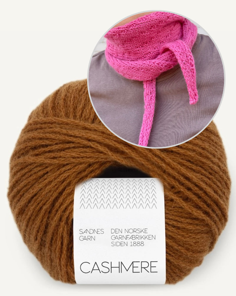 Rabea von gute-garne Pebble Scarf mit Cashmere von Sandnes Garn 20