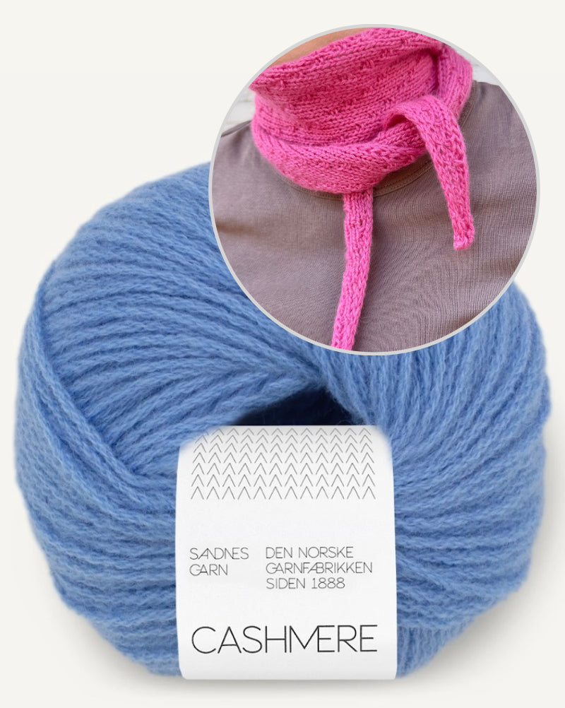 Rabea von gute-garne Pebble Scarf mit Cashmere von Sandnes Garn 23