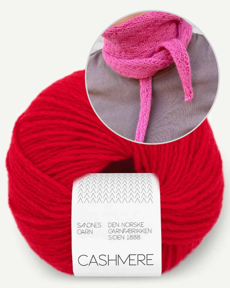 Rabea von gute-garne Pebble Scarf mit Cashmere von Sandnes Garn 22