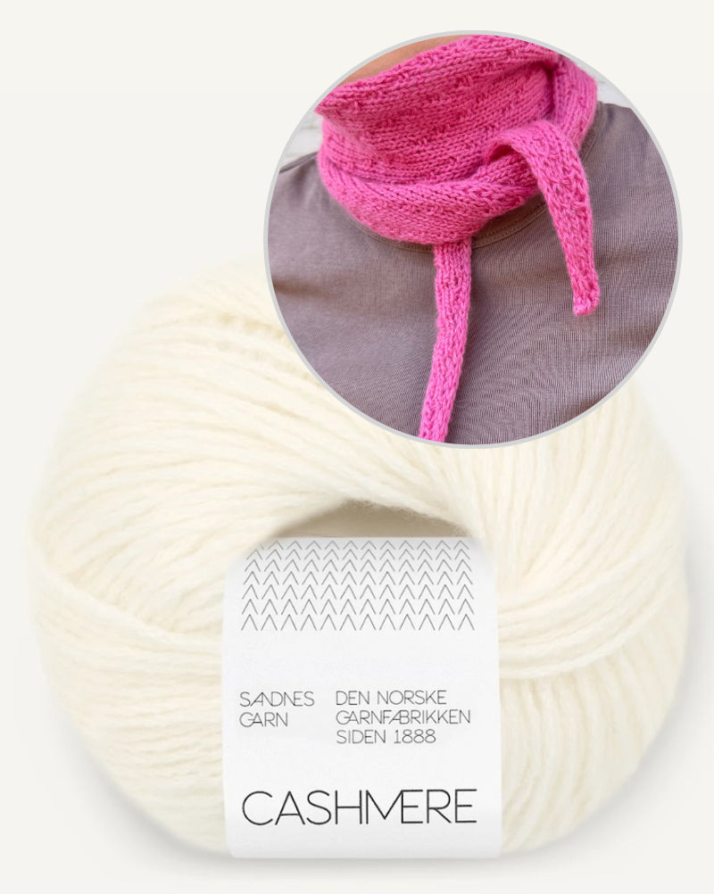 Rabea von gute-garne Pebble Scarf mit Cashmere von Sandnes Garn 17