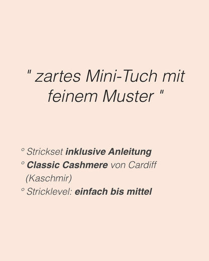 Pebble Scarf | zartes Muster aus Classic Cashmere von Cardiff