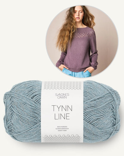 Peon Pullover | zarte Lochmusterpasse aus Tynn Line von Sandnes Garn