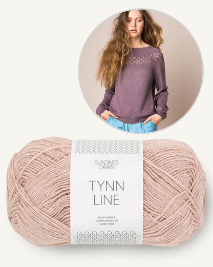 Peon Pullover | zarte Lochmusterpasse aus Tynn Line von Sandnes Garn