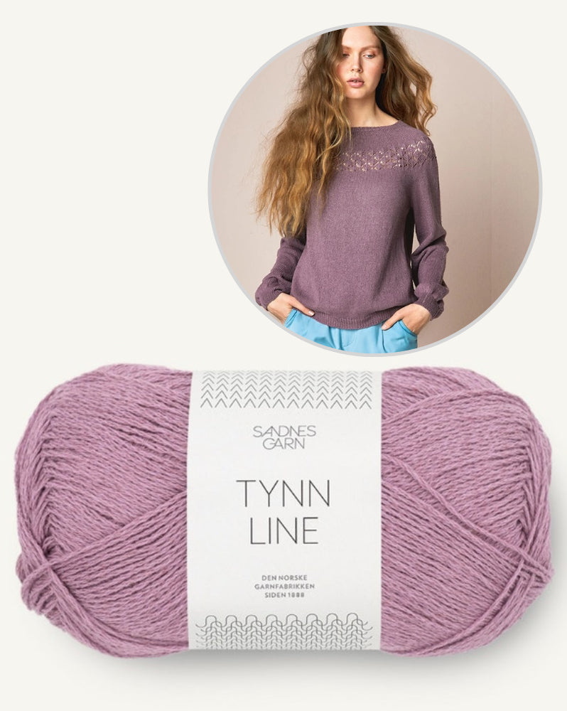 Peon Pullover | zarte Lochmusterpasse aus Tynn Line von Sandnes Garn