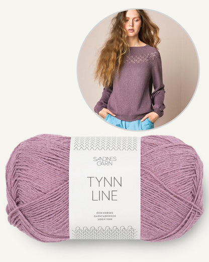 Peon Pullover | zarte Lochmusterpasse aus Tynn Line von Sandnes Garn