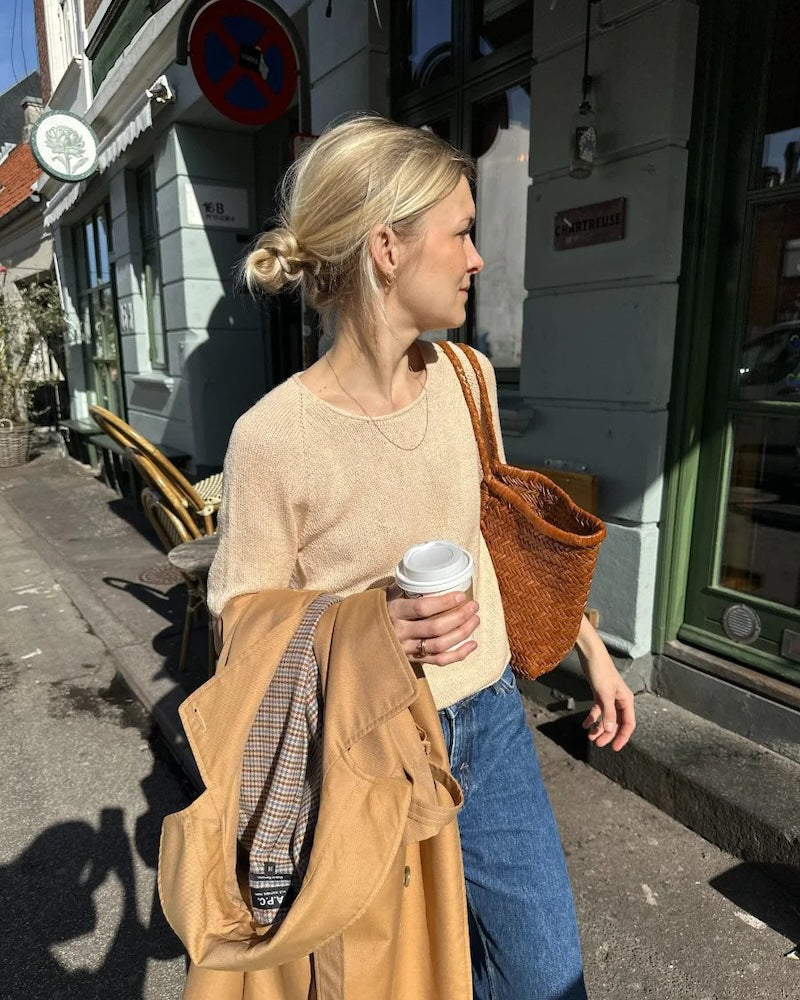 PetiteKnit Kumulus Tee O-neck mit Tynn Line von Sandnes Garn 2