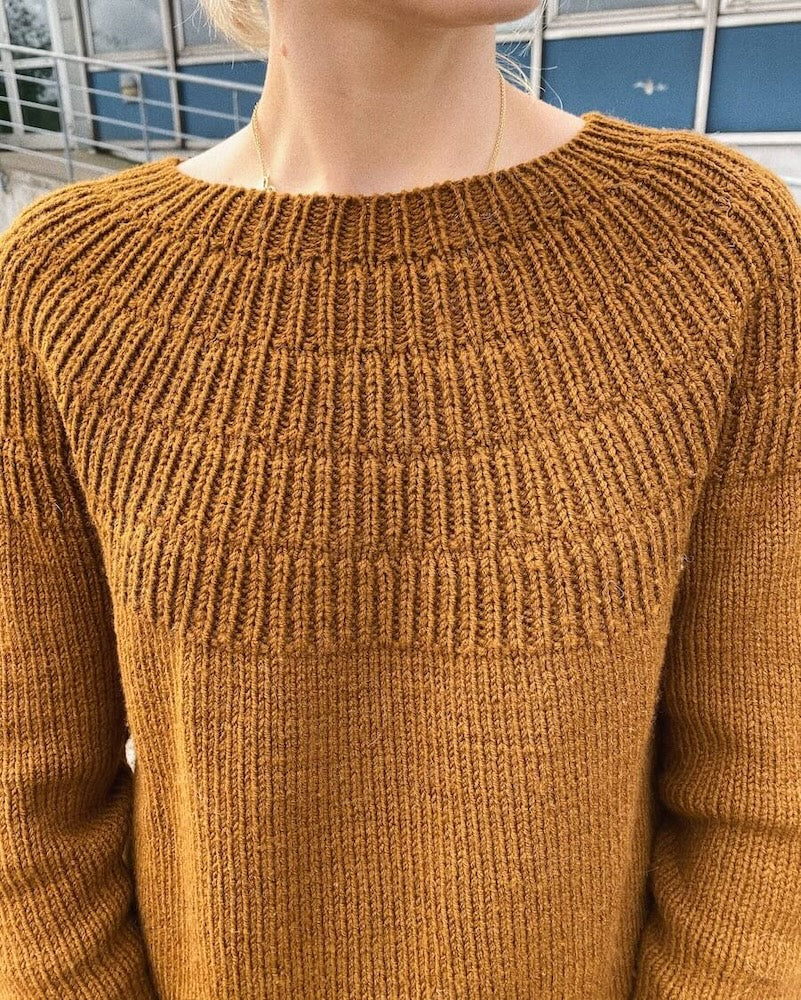 PetiteKnit, Ankers Pullover, camel 4