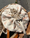 PetiteKnit, Get your knit together Bag, Apricot Flower, geschlossen von oben