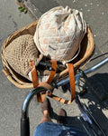 PetiteKnit, Get your knit together Bag, Apricot Flower, Tasche im Fahrradkorb