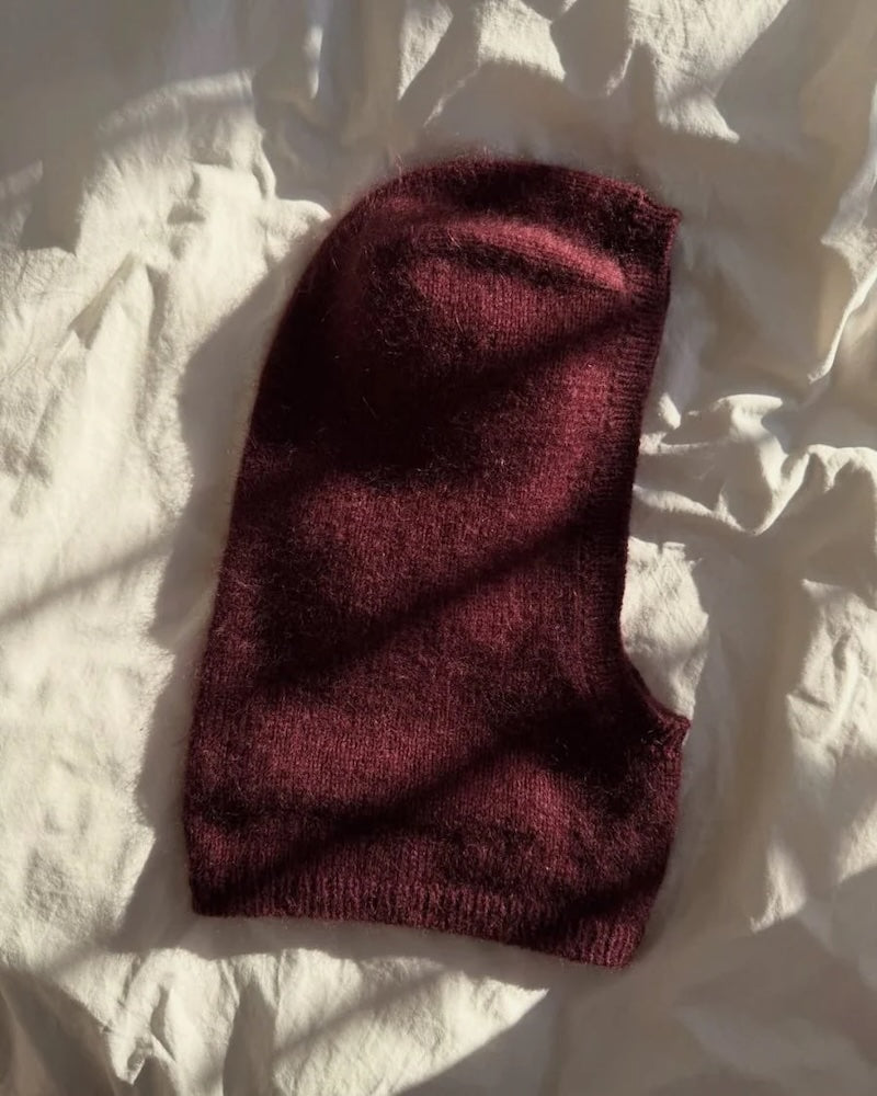 Barbara Balaclava von PetiteKnit mit Merino und Soft Silk Mohair von Knitting for Olive 2