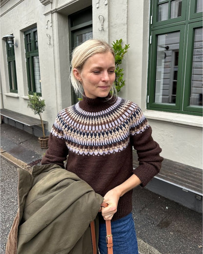 Celeste Sweater | einfacher Norweger mit Peer Gynt von Sandnes Garn
