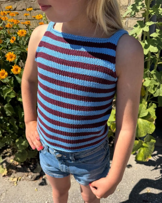 Emmy Top Kids | Streifentop für gute Laune aus Mandarin Petit von Sandnes Garn