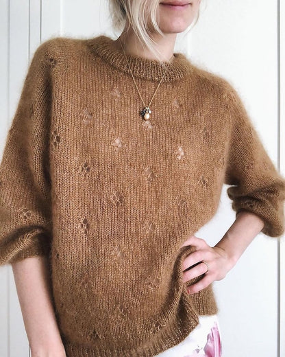 Fortune Sweater | sart lykkebringer i Tynn Silk Mohair fra Sandnes Garn
