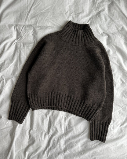Hannah Sweater O-Neck | lässiger oversize Sweater aus Atlas von PetiteKnit