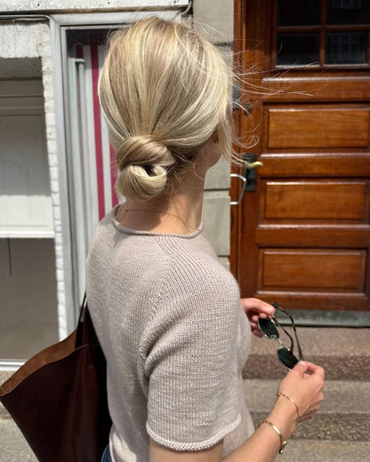 Ivy Tee von PetiteKnit mit Tynn Line von Sandnes Garn 5