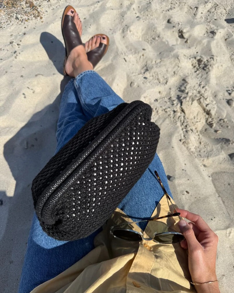 Juno Clutch - Linned | i Crealino fra Lang Yarns
