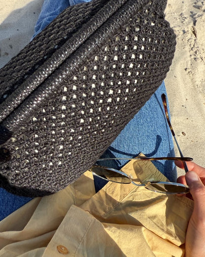 Juno Clutch | feines Lochmuster aus Tynn Line von Sandnes Garn