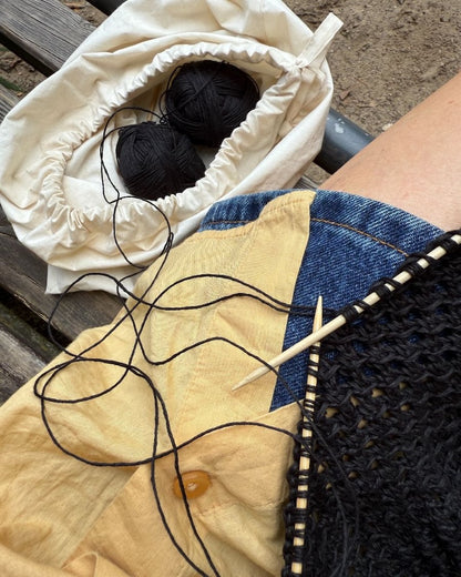 Juno Clutch | feines Lochmuster aus Tynn Line von Sandnes Garn