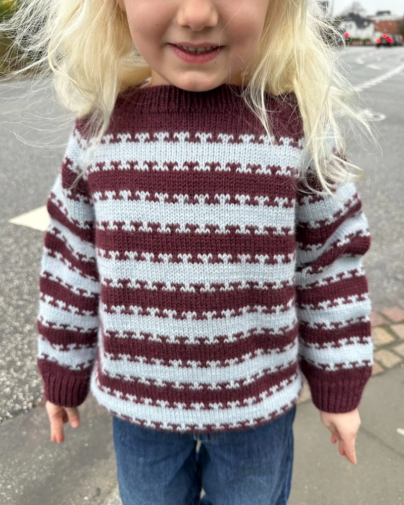 PetiteKnit Key Sweater Kids mit Peer Gynt von Sandnes Garn 6