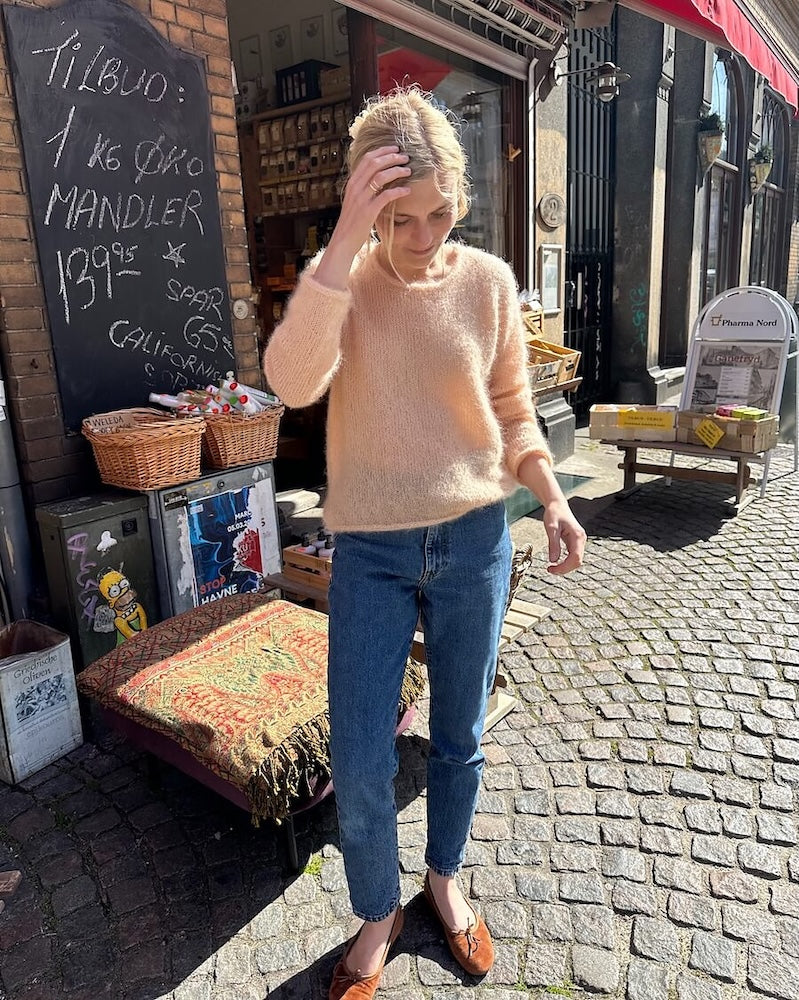 PetiteKnit Kumulus Bluse O-Neck mit Soft Silk Mohair von Knitting for Olive 14