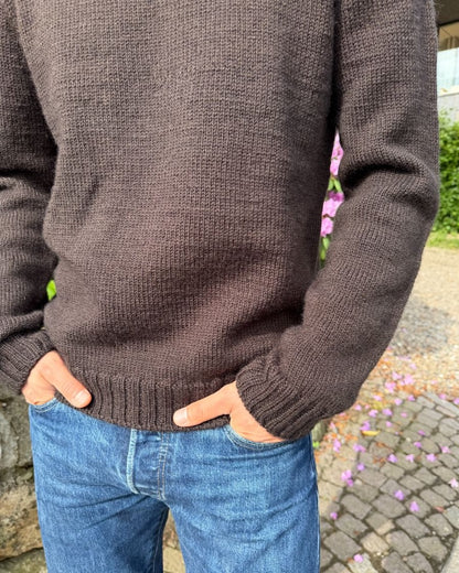 Pull Niels pour homme | classique en Peer Gynt de Sandnes Garn