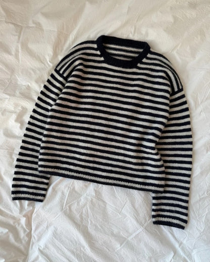 Olga Blouse | luxuriöse Streifen aus Classic Cashmere von Cardiff