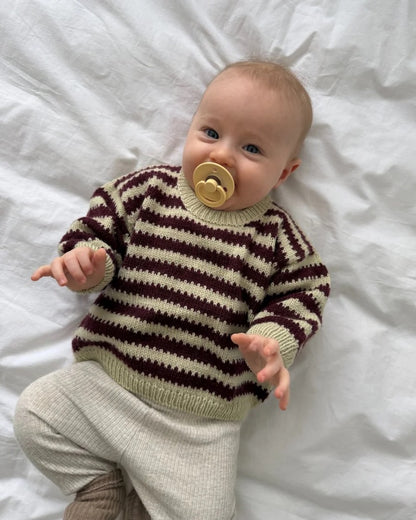 Otto Sweater Baby | gut gelaunte Streifen aus Sunday von Sandnes Garn