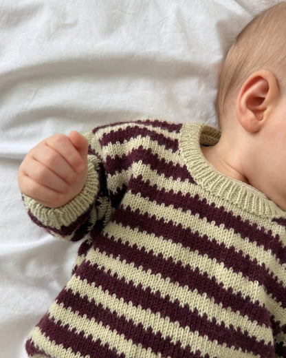Otto Sweater Baby | gut gelaunte Streifen aus Sunday von Sandnes Garn