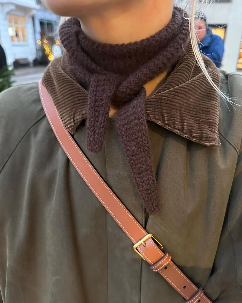PetiteKnit Sophie Scarf mit Cardiff Cashmere Classic 8
