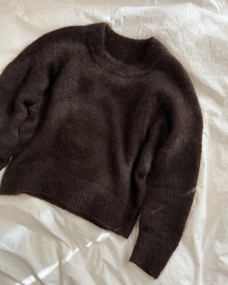 PetiteKnit Stockholm Sweater mit Tynn Silk Mohair von Sandnes Garn 2