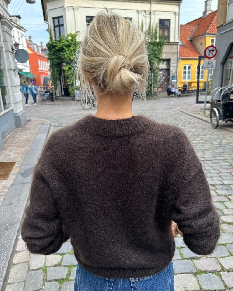 PetiteKnit Stockholm Sweater mit Tynn Silk Mohair von Sandnes Garn 3