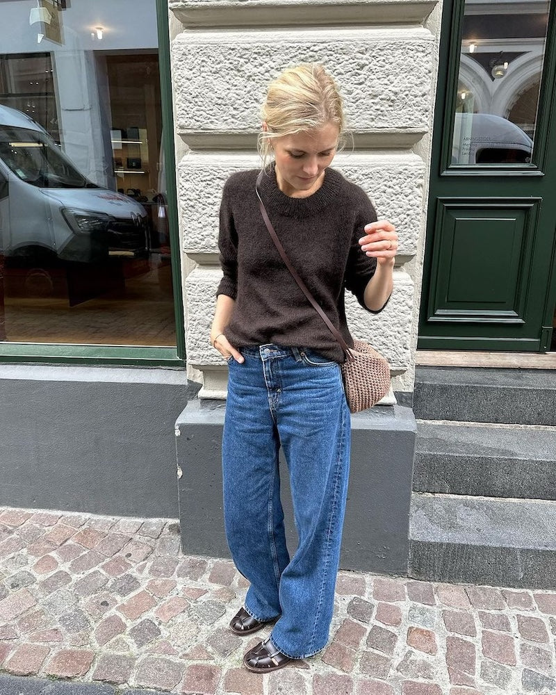 PetiteKnit Stockholm Sweater mit Tynn Silk Mohair von Sandnes Garn 4