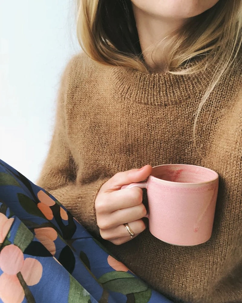PetiteKnit Stockholm Sweater mit Tynn Silk Mohair von Sandnes Garn 7