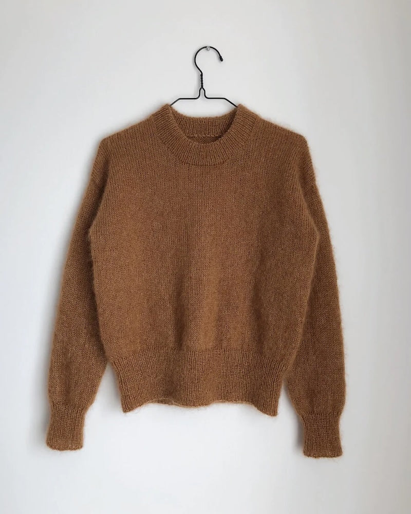 PetiteKnit Stockholm Sweater mit Tynn Silk Mohair von Sandnes Garn 8