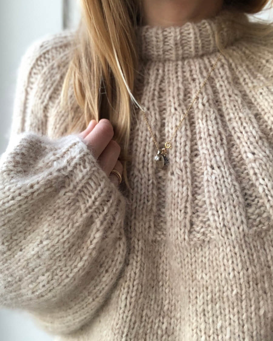 PetiteKnit, Sunday Sweater, beige 2