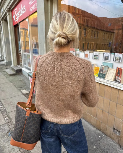 Sunday Sweater | kuschelweicher Pullover mit Kos und Tynn Silk Mohair von Sandnes Garn