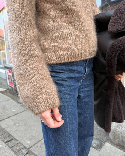 Sunday Sweater | kuschelweicher Pullover mit Kos und Tynn Silk Mohair von Sandnes Garn