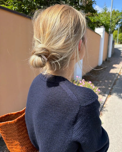 Vega Sweater | klassischer Pullover aus Double Sunday von Sandnes Garn