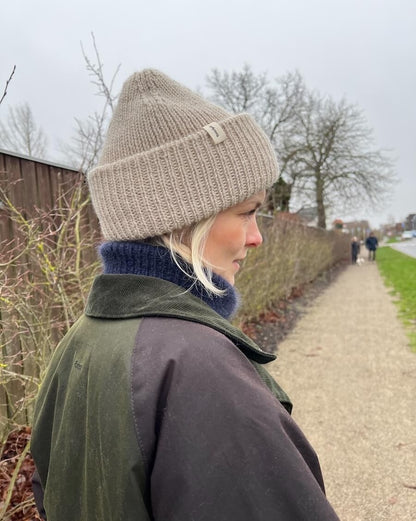 Chapeau de week-end - doux et câlin | Le plus beau chapeau à motif côtelé avec Cashmere Charis de Pascuali 